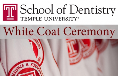 temple school dentistry ceremony university coat pm